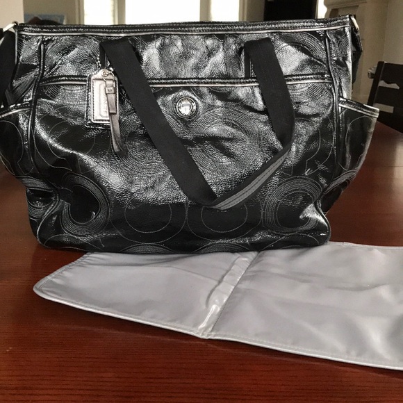 Coach diaper bag with changing pad - Picture 3 of 16